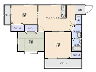 メゾン昭和土地９号館の物件間取画像